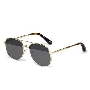 Elizabeth and James Watts Sunglasses. black & gold